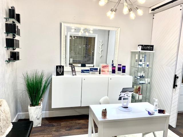 The bright Worth It Beauty and Wellness treatment room